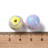 Two Tone Opaque Acrylic Beads X-SACR-I005-07A-3