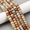 Natural Aqua Terra Jasper Beads Strands G-L624-D03-10x8mm-1
