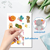 16 Sheets 8 Styles PVC Waterproof Wall Stickers DIY-WH0345-183-3