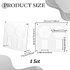 Acrylic Display Stands for CD ODIS-WH0043-305A-2