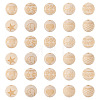 100Pcs 10 Style Unfinished Natural Wood European Beads WOOD-TA0001-55-2