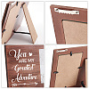 MDF Wood Photo Frames DIY-WH0231-071-4