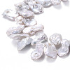Natural Keshi Pearl Beads Strands PEAR-S020-B03-4