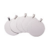 201 Stainless Steel Flat Round Stamping Blank Tag Pendants STAS-BC0002-19P-4