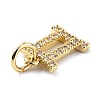 Brass Micro Pave Cubic Zirconia Charms ZIRC-F131-16G-11-3