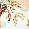   6Pcs 3 Style Plastic Imitation Bamboo U-Shaped Bag Handles FIND-PH0010-44-4