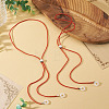 2Pcs Polyester Earphone Cord Straps HJEW-TAC0165-4