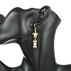 304 Stainless Steel Pendant Dangle Earrings EJEW-JE07232-01-2