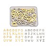 Yilisi 304 Stainless Steel Alphabet Letter Charms STAS-YS0001-03-12