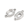 304 Stainless Steel Connector Cabochon Settings STAS-L303-29P-2