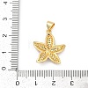 Brass Micro Pave Cubic Zirconia Pendants KK-D317-074G-3