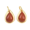 Natural Red Jasper Pendants GG-CBA110A-07G-03-1