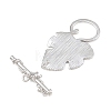Brass Toggle Clasps KK-CBA7BFE-08P-5