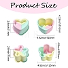 2Pcs 2 Styles Heart and Star Shape Cake Baking Silicone Molds ST-CJ0043-084-2