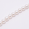 White Acrylic Round Beads Bag Handles FIND-TAC0006-24G-01-2