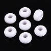 Independence Day Opaque Acrylic European Beads SACR-N019-03M1-4