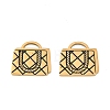 304 Stainless Steel Enamel Pendants STAS-A136-01G-03-1