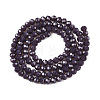 Opaque Solid Color Imitation Jade Glass Beads Strands LS-EGLA-A044-P4mm-D11-3