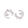 304 Stainless Steel Charms STAS-E521-07P-02-2
