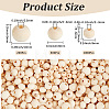 1700Pcs 3 Styles Natural Unfinished Wood Beads WOOD-PA0001-56-2
