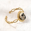 304 Stainless Steel Cuff Open Rings for Women GG-CBA7994-01G-5