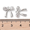 Brass Micro Pave Clear Cubic Zirconia Charms KK-G491-29P-3