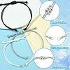 24Pcs Polyester Cord Bracelets Making AJEW-FS00007-3