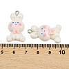 Opaque Resin Pendants RESI-XCP0002-34-3