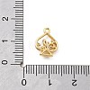Brass Micro Pave Cubic Zirconia Pendants KK-H511-01G-01-3