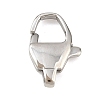 316 Stainless Steel Lobster Claw Clasps STAS-C154-02D-P-1