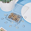 80Pcs 2 Colors 304 Stainless Steel Leverback Earring Findings STAS-SC0004-60-6