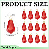 24Pcs Transparent Resin Pendants RESI-ME0001-20B-2