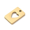 304 Stainless Steel Charms SA-CBA2714-04D-G-2