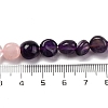 Natural Rose Quartz & Amethyst Beads Strands G-L610-B16-01-5