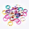 30Pcs Handmade Polymer Clay Finger Rings RJEW-TA0001-11B-3