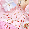 40Pcs Alloy Enamel Shoes Charms HJEW-PH02499-4
