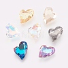 K9 Glass Rhinestone Pendants GLAA-F083-01A-1