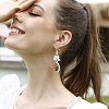 200Pcs Brass Earring Hooks KK-SP0001-44P-6
