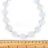 Rhombus Acrylic Beaded Necklaces for Women NJEW-JN06026-4