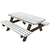 Plastic Table and Chair Cover AJEW-GF0013-84B-1