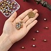 60Pcs 2 Colors Tibetan Style Zinc Alloy Beads FIND-YW0012-78-3