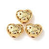 Brass Micro Pave Cubic Zirconia Beads KK-D259-10G-1