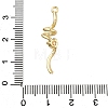 Brass with Cubic Zirconia Pendants KK-Q048-02G-3