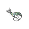 Creative Abalone Shell Cat Brooch PW-WG786CF-01-3