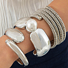 1 Set CCB Plastic Bangles Sets for Women BJEW-SP0001-36-6