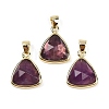 Natural Amethyst Pendants X-G-O176L-13G-1
