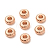 Brass Spacer Beads KK-P203-05RG-1