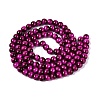 Imitation Tiger Eye Glass Beads Strands GLAA-Q106-03A-B06-2