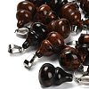 Natural Mahogany Obsidian Pendants G-B127-03P-08-1