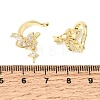 Brass Micro Pave Cubic Zirconia Cuff Earrings for Women CU-CBAE7DF-26G-5